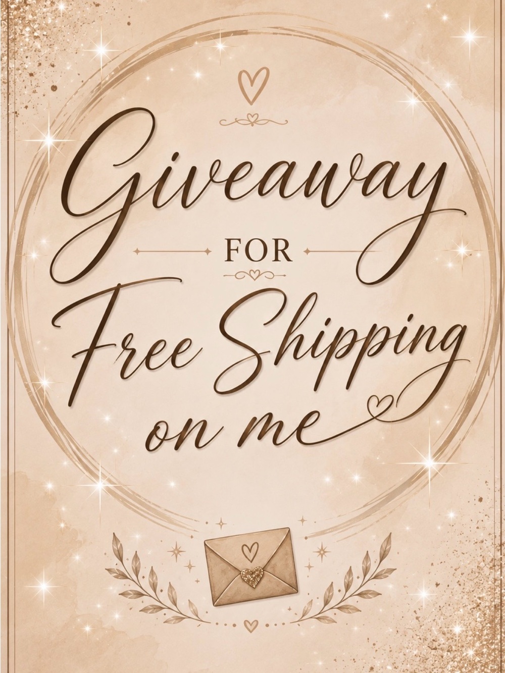 Giveaway for Free Shipping on Me